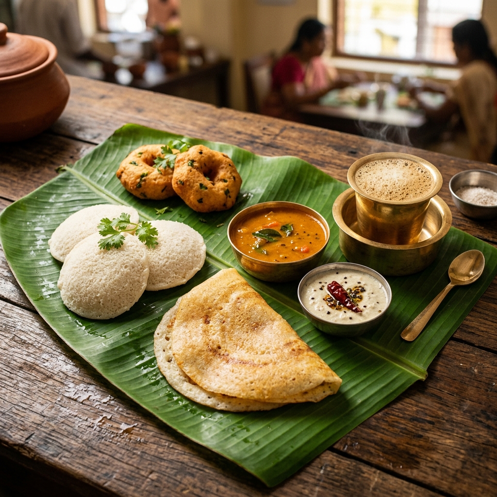 Traditional South Indian Breakfast